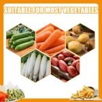 Coupe-pommes de Terre Professionnel Avec 2 Inserts - Antidérapant – Image 3