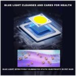 Brosse Vapeur 4 En 1 Pour Animaux - Lumière UV Pour Le Nettoyage Des Poils – Image 14