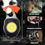 Mini Lampe Torche Multifonction 5 en 1 - Rechargeable - Résistante à L'eau – Image 7