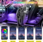 Lampe Néon LED Pour Voiture - Feu De Signalisation - Allume-cigare - Lampe D'ambiance USB - Éclairage De Pied – Image 5