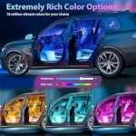 Lampe Néon LED Pour Voiture - Feu De Signalisation - Allume-cigare - Lampe D'ambiance USB - Éclairage De Pied – Image 3