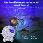 Projecteur D'aurores Boréales 4 en 1 - Lampe œuf De Dinosaure - Étoile Aurore Rechargeable - Télécommande – Image 4