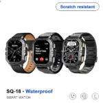 Montre Connectée SQ18 - 3 Paires De Bracelets et Chargeur Sans Fil Pour Hommes et Garçons - Résistante Aux Rayures Et Á L'eau – Image 2