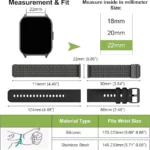 Montre Connectée Hainuteco SQ17 Pour Femme - Écran AMOLED - 3 Paires De Bracelets - Chargeur Sans Fil - Résistante à L'eau – Image 5