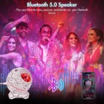 Projecteur D'aurores Boréales 4 en 1 - Lampe œuf De Dinosaure - Étoile Aurore Rechargeable - Télécommande – Image 3