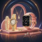 Coffret Cadeau Combiné 8 en 1 - Montre Connectée A58 Plus Et Bijoux Pour Femme – Image 4