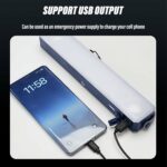 Lampe De Pêche Solaire - 3600-7200 mAh - Rechargeable - Lampe D'inspection Magnétique - 4 Modes - 100 W – Image 8