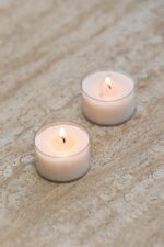 Bougies Chauffe-plat - Lot de 16 Bougies Non Parfumées Pour La Maison - Le jardin et l'extérieur - Blanc – Image 4