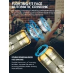 Pack De 2 Tondeuses à Cheveux Électrique en Métal 3 en 1 - Pour Homme – Image 6