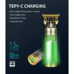 Pack De 2 Tondeuses à Cheveux Électrique en Métal 3 en 1 - Pour Homme – Image 5