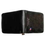 Portefeuille Court pour Homme - Pince à Billets Multi-Cartes - Grande Capacité - Simple - Noir – Image 2