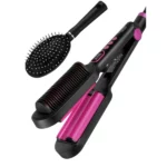 Kemei KM-2263 Kit Peigne Et Fer À Lisser 5 En 1 – Lissage Ou Bouclage De Cheveux – Professionnelle – Image 8