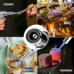 Chalumeau au Butane Amélioré - Rechargeable - Compatible Avec Tous Les Réservoirs De Butane - Verrouillage De Sécurité et Flamme Réglable – Image 5