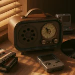 Radio FM Classique Avec Boussole - Rétroéclairée - Bluetooth - Port USB Et Carte TF – Image 8