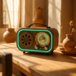 Radio FM Classique Avec Boussole - Rétroéclairée - Bluetooth - Port USB Et Carte TF – Image 5