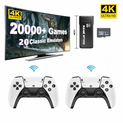 Console De Jeux Vidéo 4K Ultra HD - 2 Manettes Sans Fil