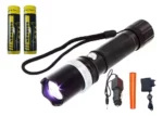 Lampe torche LED ultra-lumineuse - T6/L2/V6 - Embouts D'alimentation - Éclairage de Vélo - Rechargeable 6000 lumens 18650 – Image 2