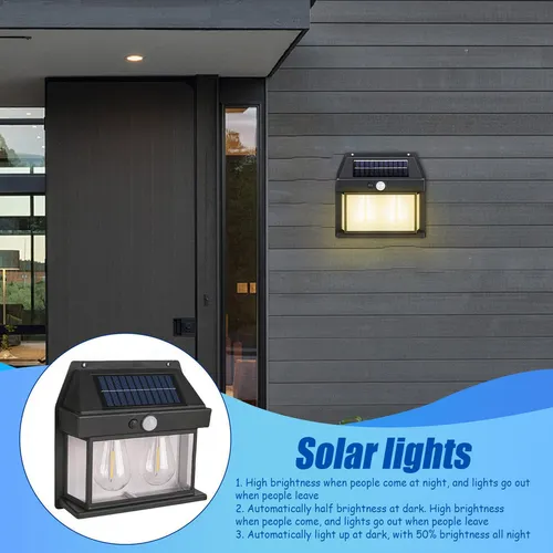 D_NQ_NP_922799-CBT83726129379_042025-O.webp Lampes à Énergie Solaire – Étanches – Sécurité Avec Capteur - Noir – Image 1
