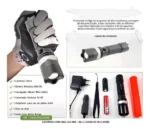 Lampe torche LED ultra-lumineuse - T6/L2/V6 - Embouts D'alimentation - Éclairage de Vélo - Rechargeable 6000 lumens 18650 – Image 10