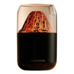 Humidificateur En Forme De Volcan - Lampe À Flamme Froide Et Mini-lumière D'ambiance Silencieuse - Pour L'aromathérapie – Image 5