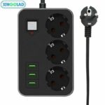 Multiprises - 3 Port USB - 3 Prises De Courant – Image 6
