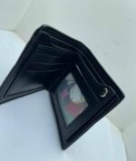 Portefeuille En Cuir De Luxe - Classique - Modèle À Deux Volets Pour Homme - Noir – Image 6