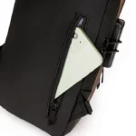 Sac à Bandoulière Antivol Pour Hommes - Pour Voyage - Sac Messager - Sac De Poitrine De Luxe - USB à L'intérieur - Multifonction - Étanche – Image 3