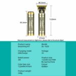 Pack De 2 Tondeuses à Cheveux Électrique en Métal 3 en 1 - Pour Homme – Image 12