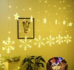 Rideau Lumineux Étoiles Et Flocons De Neige - 8 Modes D'éclairage - LED - 3 - 1.5 Mètres – Image 7