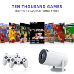 Projecteur De Jeux 3D 2 En 1 - Console F300 - Récepteur TV - Système Android 11 - Compatible 5G Et Wi-Fi – Image 2