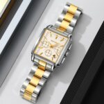 Montre Numérique De Luxe Skmei Pour Homme - Affichage Analogique-Numérique À Quartz - Acier Inoxydable - Résistante À L'eau – Image 3