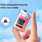 Briquet à Arc Double Rechargeable De Type C - Corps Transparent - Affichage LED de la batterie - Plasma Pulsé - Portable et Coupe-vent – Image 8