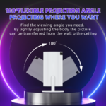 Projecteur De Jeux 3D 2 En 1 - Console F300 - Récepteur TV - Système Android 11 - Compatible 5G Et Wi-Fi – Image 10