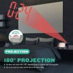 Réveil de Table Numérique – Écran D’affichage – Fonction Snooze – Température LED – Son fort – Luminosité Réglable – Rechargeable - Rose – Image 2