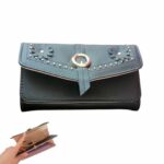 Portefeuille en Cuir Personnalisé 3 en 1 - Grande Capacité - Porte-carte de Crédit - Porte-monnaie - Élégant