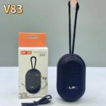 Haut-parleur Bluetooth Suspendue - Portable - Étanche - Idéale pour Les Voyages et Les Activités De Plein air - Avec Son Grave - Bleu