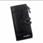 Portefeuille Cuir De Haute Qualité - Téléphone Portable - Multicartes - Grand - Élégant - Unixe - Noir – Image 9