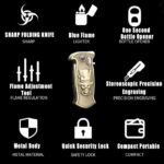 Couteau Briquet En Métal Avec Décapsuleur - Multifonction - Rechargeable – Image 6