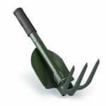 Pelle Pioche De Camping Pliante - Multifonction - Avec Bousole Et Étui - Vert – Image 6