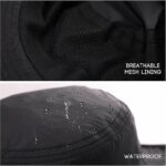 Chapeau De Soleil Pliable à Large Bord Avec Protection UV - Unisexe  Noir – Image 3