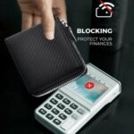 Portefeuille Court pour Homme - Pince à Billets Multi-Cartes - Grande Capacité - Simple - king Noir – Image 3