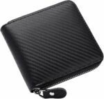 Portefeuille Court pour Homme - Pince à Billets Multi-Cartes - Grande Capacité - Simple - king Noir – Image 11