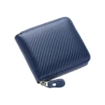 Portefeuille Court pour Homme - Pince à Billets Multi-Cartes - Grande Capacité - Simple - Bleu – Image 4