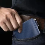 Portefeuille Court pour Homme - Pince à Billets Multi-Cartes - Grande Capacité - Simple - Bleu – Image 6