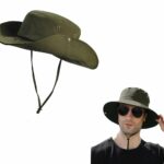 Chapeau De Soleil Pliable à Large Bord Avec Protection UV - Unisexe - Vert