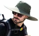Chapeau de randonnée et de camping à large bord pour homme avec protection UV – Image 2