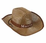 Chapeau De Soleil Unisexe en Paille Tissée à Large Bord Pour L'été – Image 6