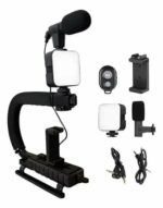 Stabilisateur De Caméra Portable – Microphone et Support De Diffusion en Direct – pour Téléphones Mobiles Android – Image 4