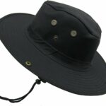 Chapeau De Soleil Pliable à Large Bord Avec Protection UV - Unisexe  Noir