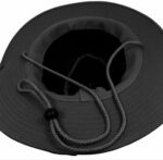 Chapeau De Soleil Pliable à Large Bord Avec Protection UV - Unisexe  Noir – Image 10